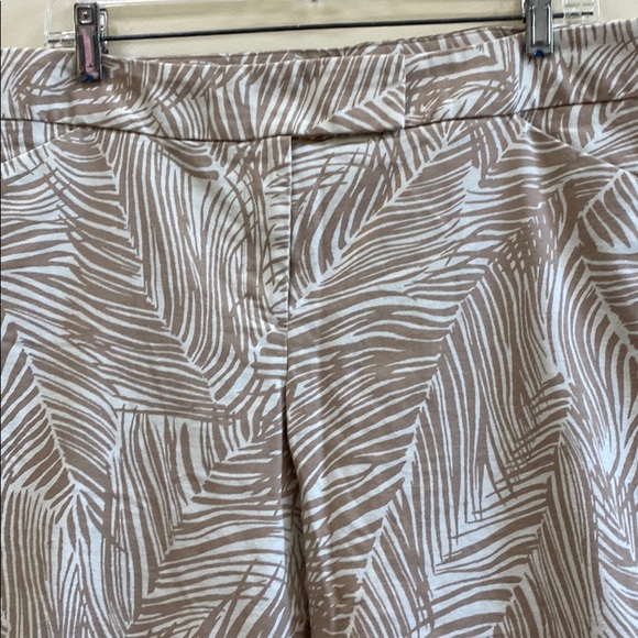 Talbots 14 print cotton pants - Picture 2 of 9